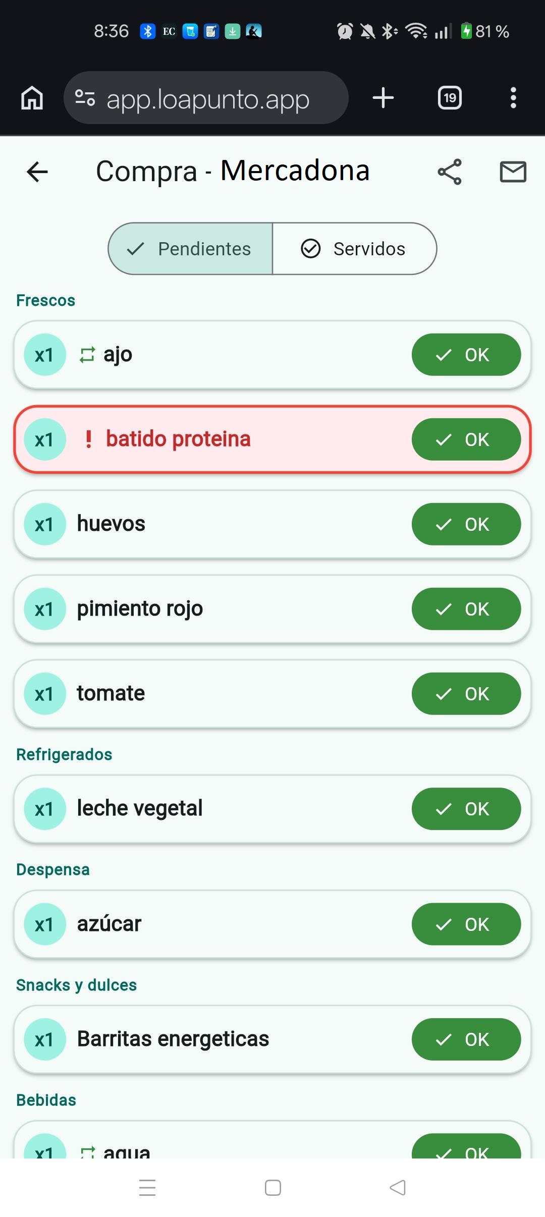 Modo Compra de LoApunto